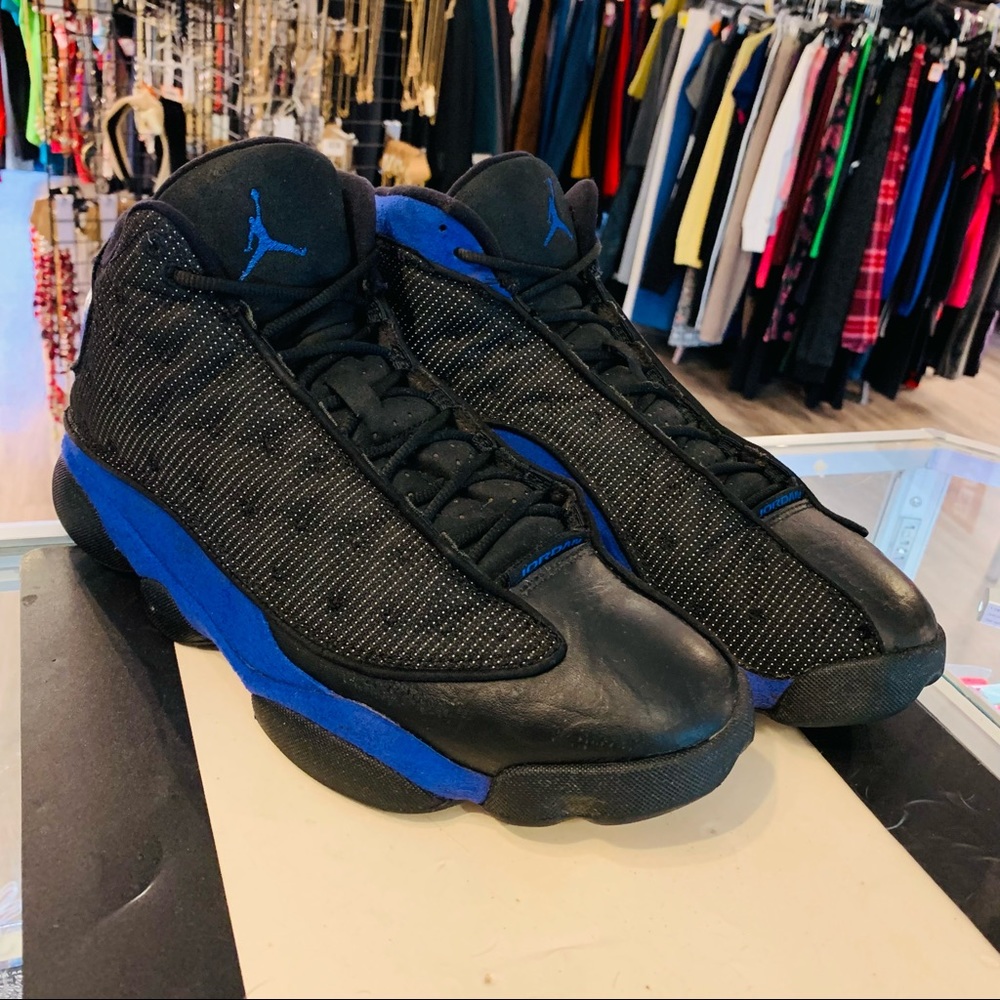 Nike Air Jordan 13 Retro Black Hyper Royal 2020 414571-040 Size 11.5